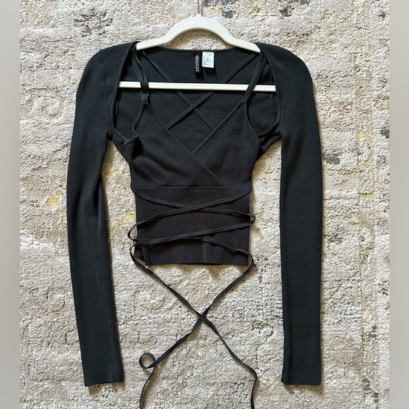 H&M Rib-Knit Bolero & Top Set - Picture 10 of 11